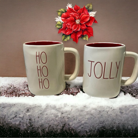 ⤵️🆕 Rae Dunn JOLLY | HO HO HO Mugs - Picture 8 of 11